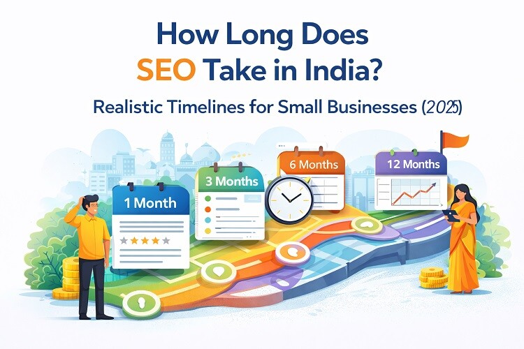 How Long Does SEO Take in India Realistic Timelines for Small Businesses 2025 How Long Does SEO Take in India? Realistic Timelines for Small Businesses (2025)