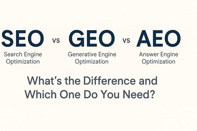 SEO vs GEO vs AEO Whats the Difference and Which One Do You Need in 2025 SEO vs GEO vs AEO: What’s the Difference and Which One Do You Need in 2025?