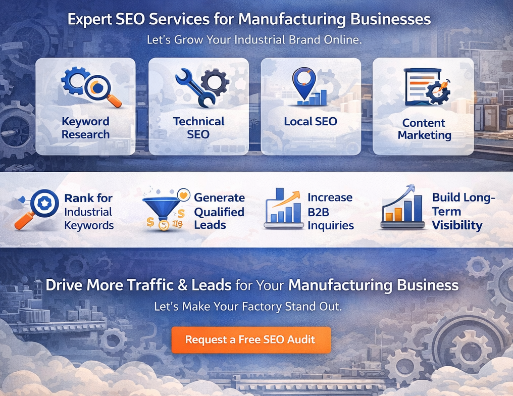 SEO for Manufacturing Company SEO for Manufacturing Company