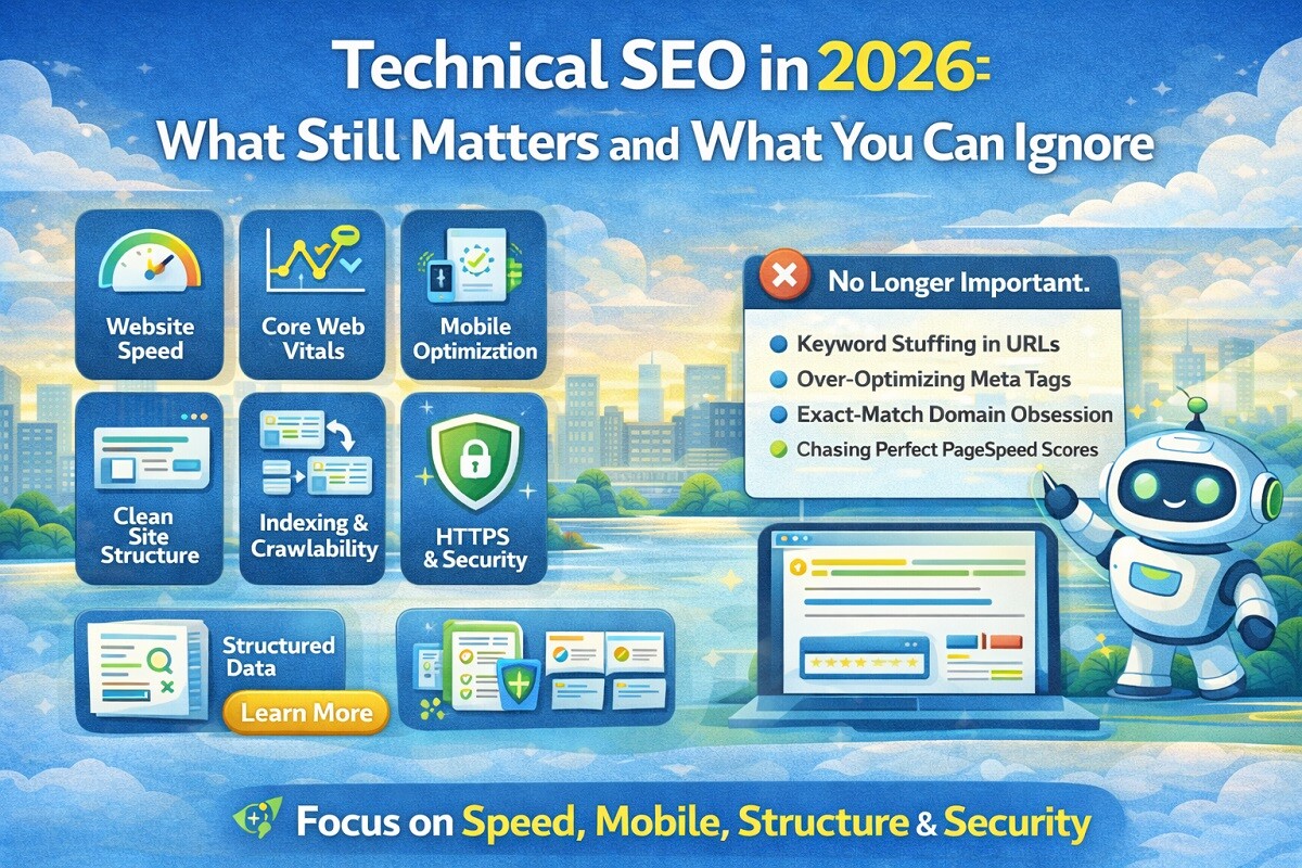 Technical SEO in 2026 What Still Matters and What You Can Ignore Technical SEO in 2026: What Still Matters and What You Can Ignore