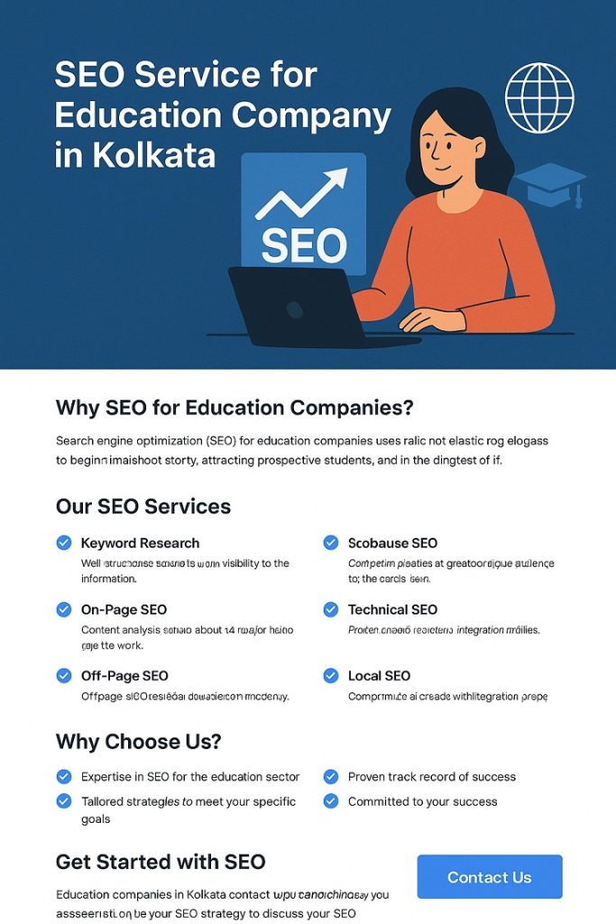 Best SEO Services for Education Companies in Kolkata