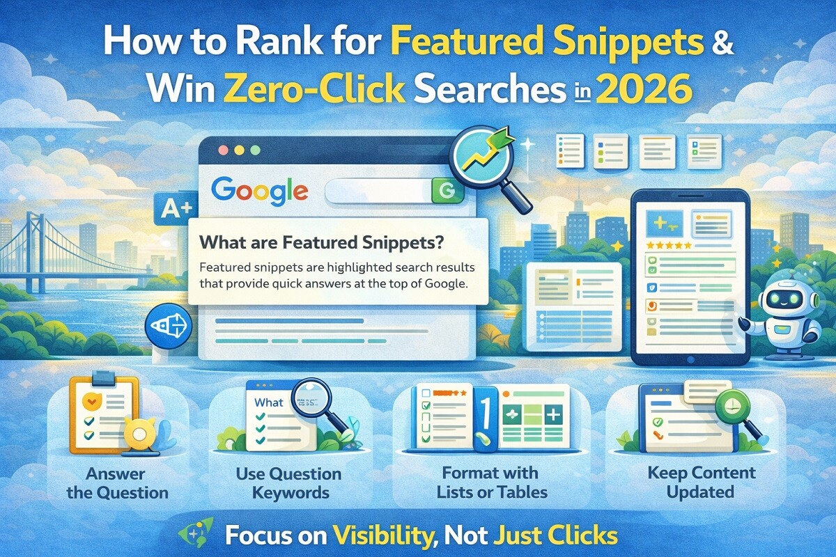 How to Rank for Featured Snippets & Win Zero-Click Searches in 2026